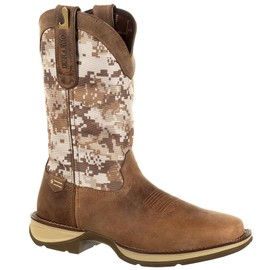 Durango Men's Ddb0166 Traditional Cowboy Boots, Dusty Brown and Desert Camo, 8.5