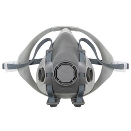 Sealey 5054630436178 Half Face Mask-Reusable-No Filters, Grey, One Size