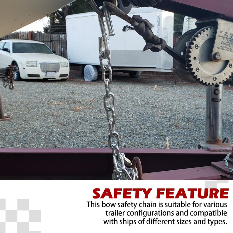 15-Inch Towing Safety Chain - Tie Down Trailer Safety Chains