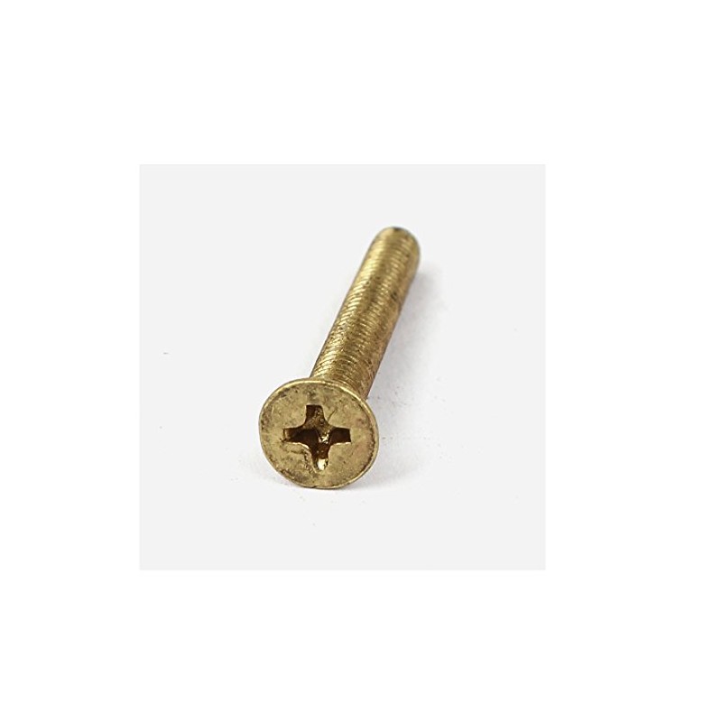 Sourcingmap M4 x 30mm Brass Bolts Machine Phillips Countersunk Screws