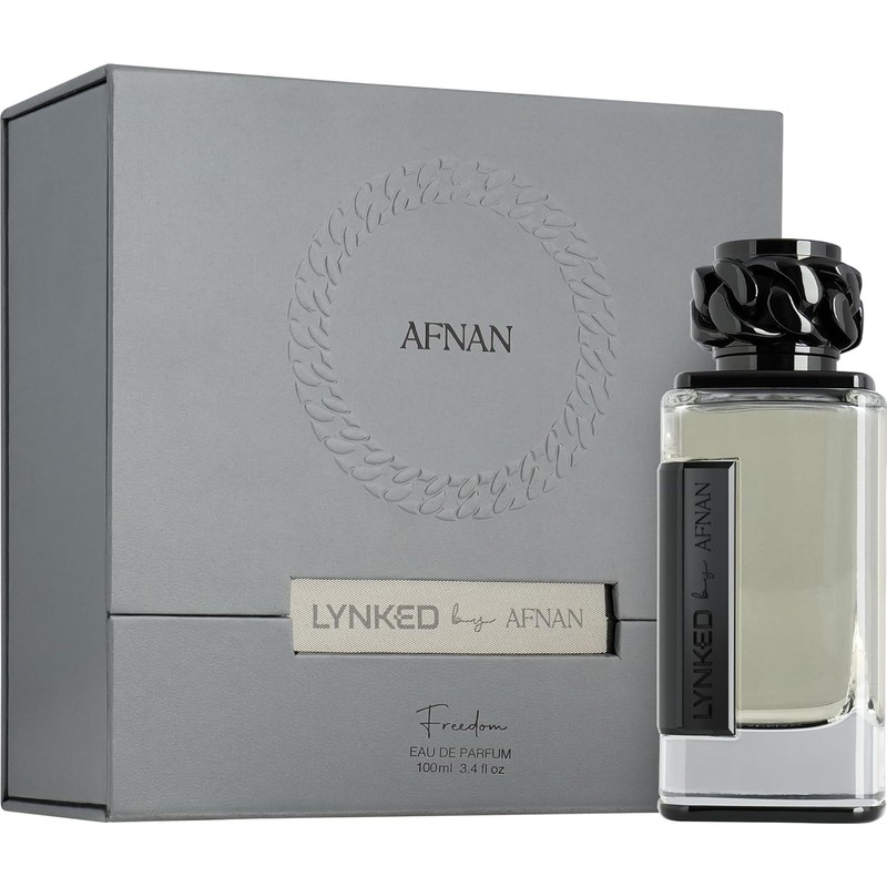 Afnan Lynked Freedom (Black) For Men Eau De Parfum, 3.4