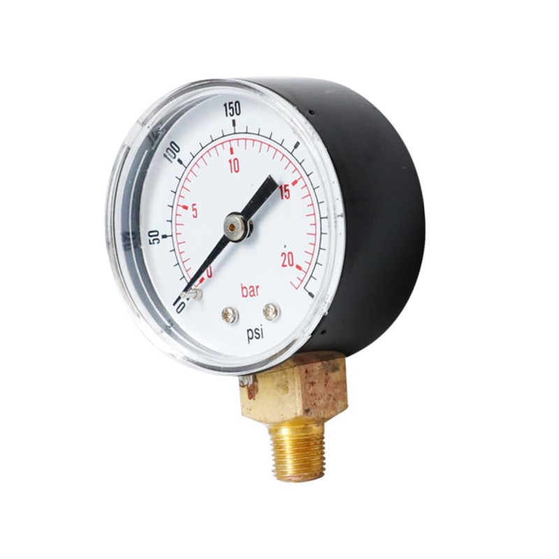 TEHAUX 2pcs Psi Npt Pressure Gauge High Compressor Gauge Compact