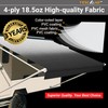 YESCAMP RV Awning Fabric Replacement Heavy Duty Weatherproof 4-Ply 18.5oz