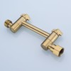 TRUSTMI 4 Inch Brass Shower Arm Adjustable Height Shower Head