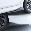 MQ Carbon Fiber Style Rear Side Splitter Side Skirt For