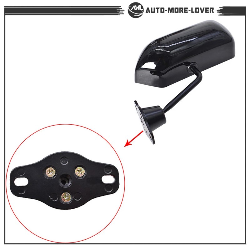 Silscvtt Side Rearview Wing Mirrors F1 Retro Style Racing Universal