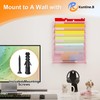 Kuntine.B Wall File Organizer (Pink, 7 Tier)