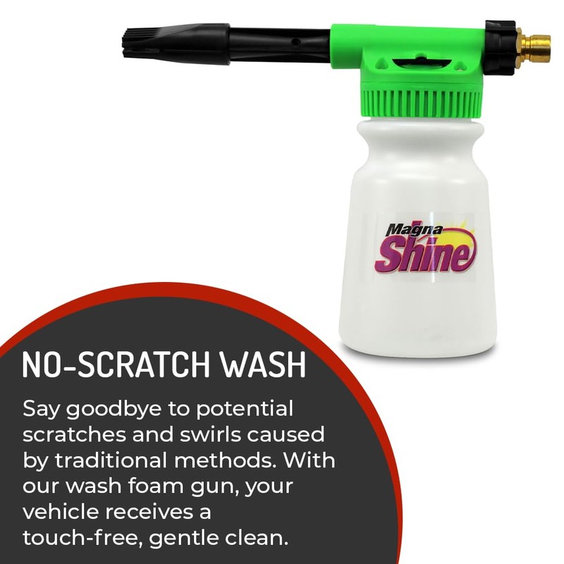 Magna Shine Car Wash Foam Gun by Hi-Tech, Snow Foam