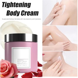 【Customers' Most-Loved】: Champagne Lift Firming Body Crème, Skin Tightening Cream for Body, Helps Tighten Saggy Crepey Skin, Hydrates Dry Skins Arms & Legs, 236ml/8fl.oz (Vanilla)