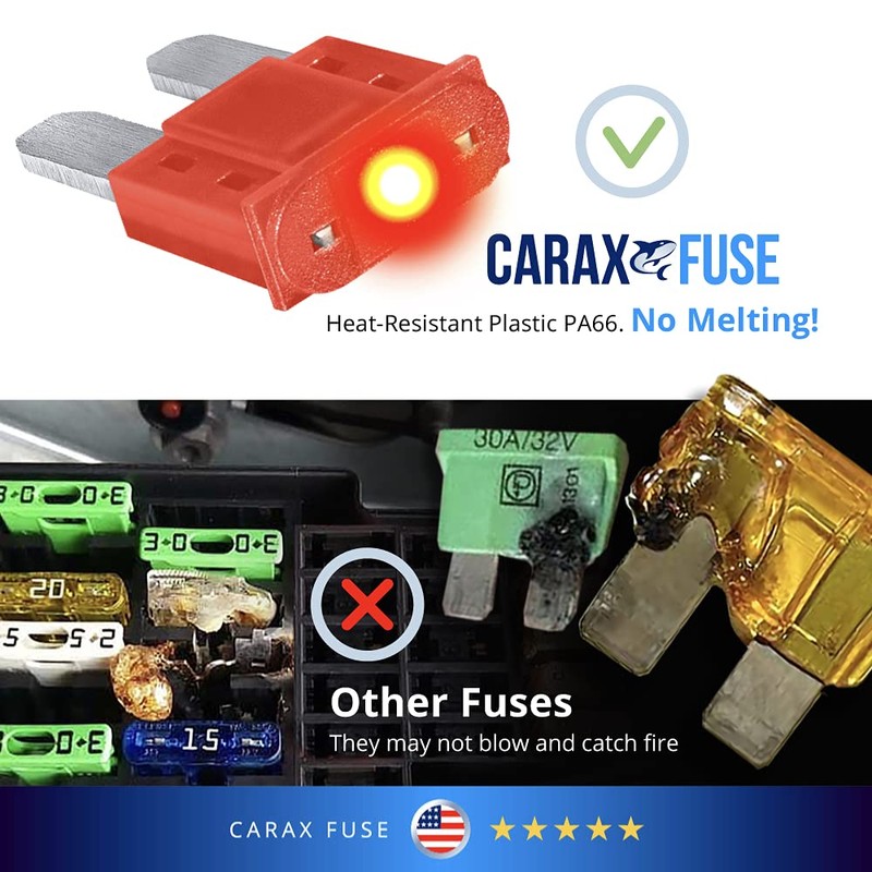 CARAX Glow Fuse - Premium Micro 2 Blade APT/ATR -