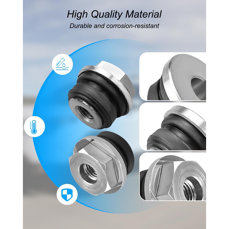 4 Pcs Rack and Pinion Mounting Bushing Compatible with Ford