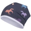 Smarilla Girls' Beanie Hat Transition Fabric Cotton Double Layer, Unicorn