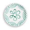 Gmundner 0100TDCU20 Dessert Plate Green-Flamed 20 cm Diameter Ceramic