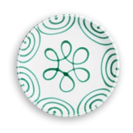 Gmundner 0100TDCU20 Dessert Plate Green-Flamed 20 cm Diameter Ceramic