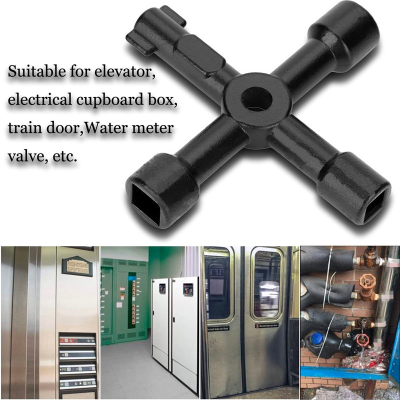 FTONOM5 4-Way Multi-Functional Utilities Zinc Alloy Key Radiator Key Bleed