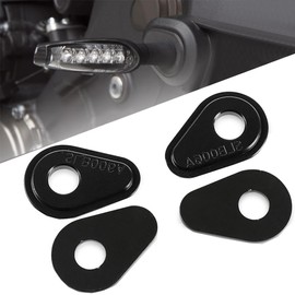 4 Pcs Black Motorcycle Turn Signal Adapter Spacers for Y.amaha MT09 FZ 09 MT07 2014-2022 Tenere 700 2019-2021 MT-09 Tracer 900 XSR 900 YZFR3 R6 R7 2015 2017 2018