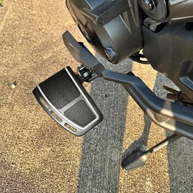 For Rebel CMX 1100 2021 2022 2023 Motorcycle Wide Footpeg Front Rider Footboards Enlarger Foot Pegs Rest Pedals rebel 1100 Accessories (silver)