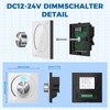 BrightArk DC 12 V Dimmer Switch PWM LED with Digital