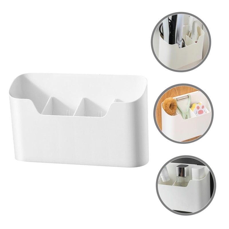 OHPHCALL 1Set Hanging Storage Basket Wall Mounted Organizer Box for