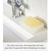 Yamazaki Industries 2992 Drain Soap Tray, Float, Clear