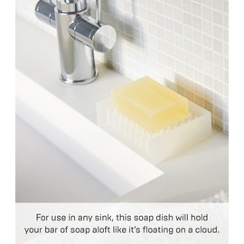 Yamazaki Industries 2992 Drain Soap Tray, Float, Clear
