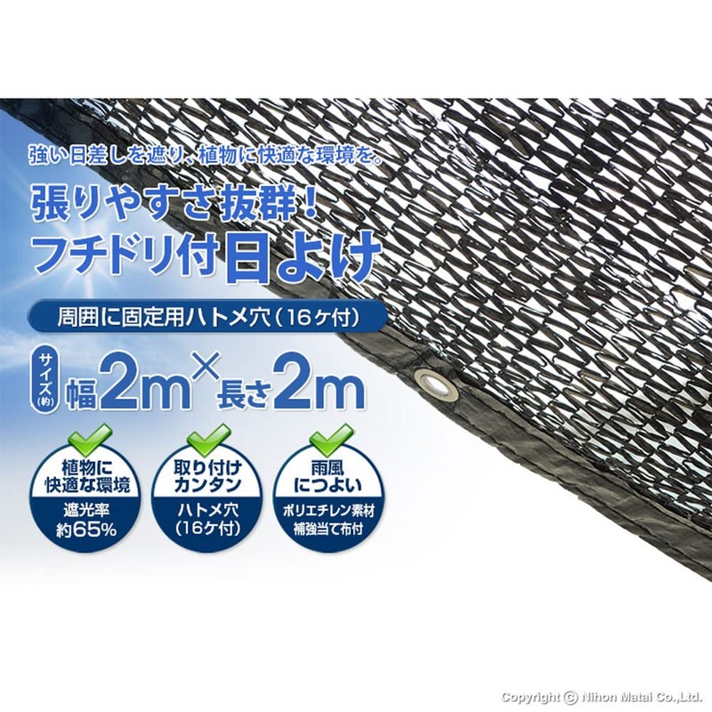 Minimalist Sol (marsol) Braided with Awning 2 X 2 Black