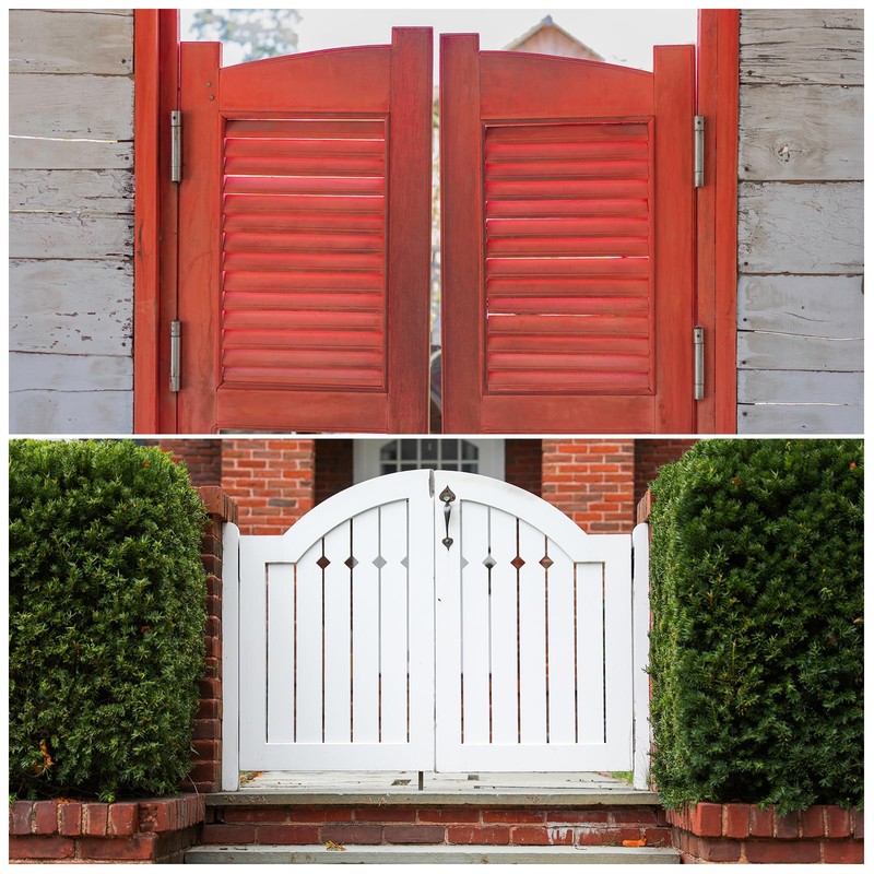 sourcing map 180 Degree Pivot Door Hinge, Stainless Steel Heavy