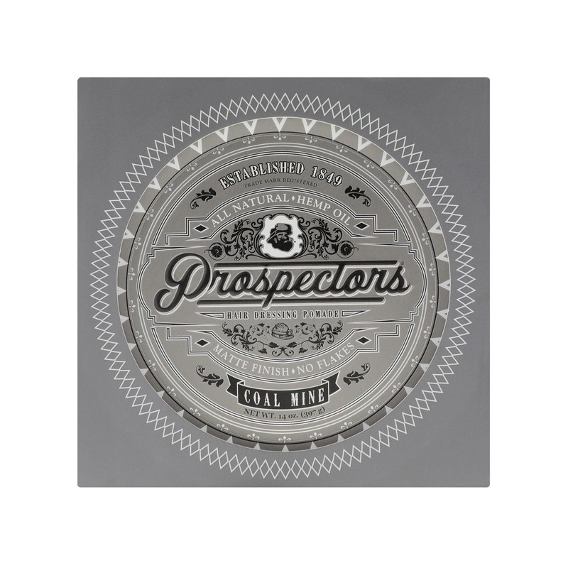 PROSPECTORS Coal Mine Matte Clay Hair Pomade 14 oz Tin