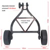 BGTOOL Universal fit Adjustable Support Wheels Upgrade Auxiliary wheels Trimmer