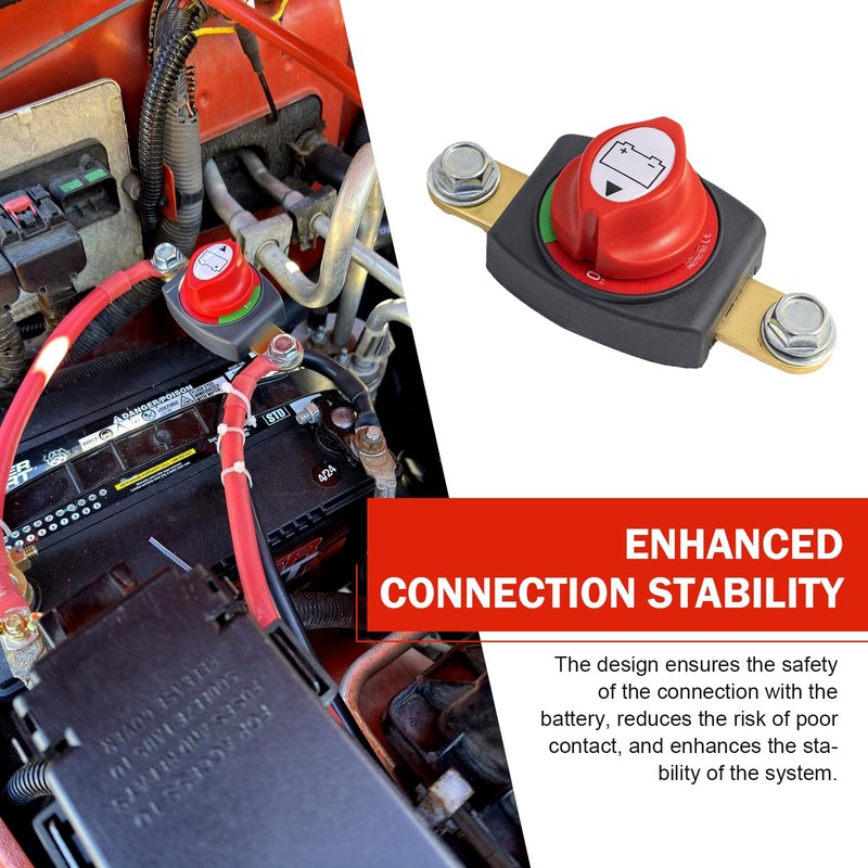 Ferianl Side Post Battery Disconnect Switch, On/Off Side Post Battery
