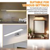 Retisee 2 Pcs 24" Under Cabinet Light Cover Replacement White