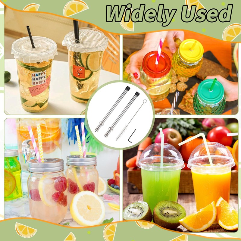 2 Pcs Muddler For Lemonade Stand Supplies,Stainless Steel Straw Punch,Tool