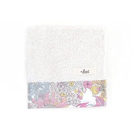 DDintex FLORET LONDON Soft Hand Towel, Angelica Gala, Pink, 9.8 x 9.8 inches (25 x 25 cm) [Liberty Print]