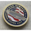 navy US NAVY - USS NIMITZ CVN-68 Challenge Coin With
