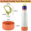 2pcs Silicone Boot for Owala FreeSip Twist Water Bottle 24oz,Applicable