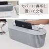 VIVIJOIE Outlet Box, Slim, White, Cable Box, Power Strip, Storage
