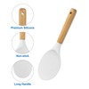 uxcell Silicone Rice Paddle Nonstick Rice Spoon Heat Resistant Round