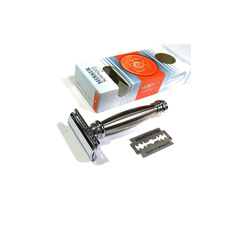 Merkur Print mercœur Shave Beard Razor Double-Edged Holder 43002 Streamlined Heavy