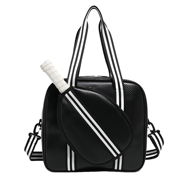 Jormino Pickleball Paddle Shoulder Tote Bag, Squash Crossbody Sling Racquet