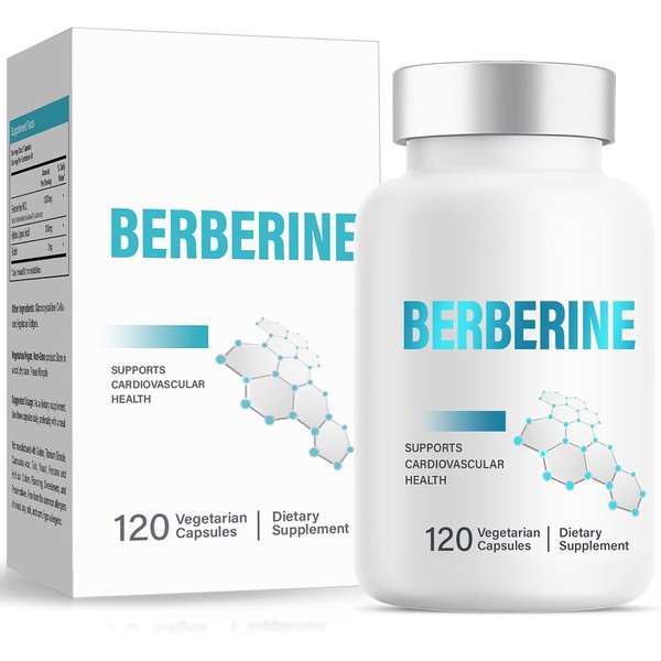 Berberine 1000 mg High Dose - 120 Vegan Capsules for