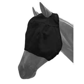 Showman Mesh Rip Resistant Fly Mask (Black, Average Horse)