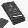 Thiru Premium Slate Plates, for Serving and Labelling, Ideal as