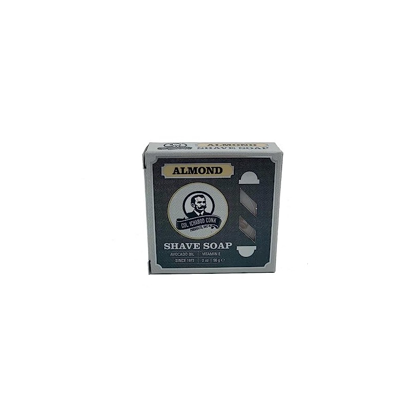 Col. Conk Almond Glycerine Shave Soap 2 oz (Pack of