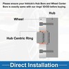 A ABSOPRO Wheel Hub Centric Ring Durable OD 64.1mm to