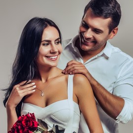 Promise 14k White Gold Necklace for Girlfriend | Romantic Birthday Gift for Girlfriend | Promise Necklace for Her | Best Gift for Girlfriend Christmas (Twin Flame Necklace, 14k White Gold)