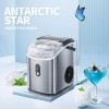 Unbranded 34Lbs/24H Nugget Countertop Ice Maker with Soft Chewable Ice