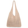 XZQTIVE Crochet Tote Bag for Women Mesh Beach bag for