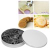 QANYEGN Small Cookie Cutters Geometric Shapes Set, Geometric Metal Cookie