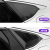 Ombialo Racing Style Rear Side Window Louvers Compatible with Honda