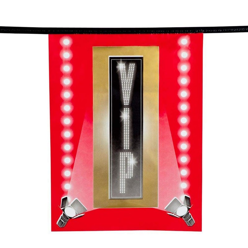 VIP Plastic Squared Bunting